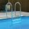 Wooden Pool Stainless Steel Ladder