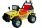 12 Volt Battery Powered Twin 6V Ride On - Jeep (Yellow)