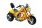 6 Volt Battery Powered Ride On Chopper Trike - Yellow