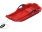 Snow Spider Red Sledge With Plastic Brakes