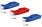 Snow Sledge 3 Pack- Blue, Blue, Red