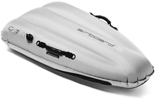Classic 130 Silver Inflatable Sledge by Airboard