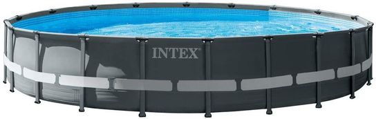 Intex Ultra XTR Frame Round Metal Pool 20ft x 48in With Sand Filter Pump- 26334NP  