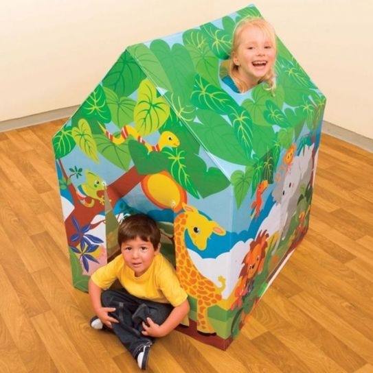 Jungle Fun Cottage Play Tent