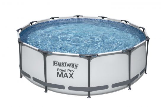Bestway Steel Pro Metal Frame Round Pool Package- 56462NC 18ft x 48in