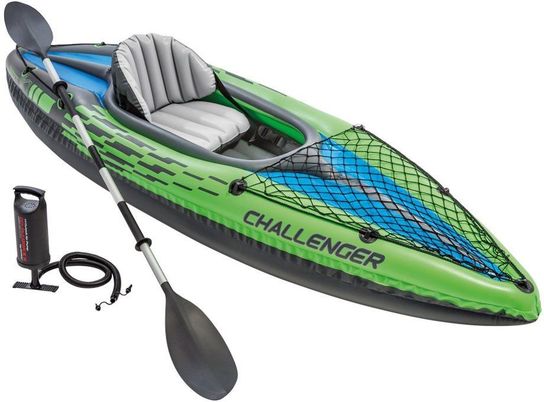 1 Challenger Kayak 1 Man Inflatable With Oars - 68305 by Intex