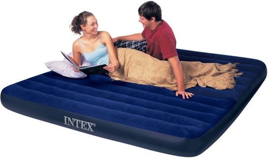 King Size Classic Downy Air Bed 80" x 72" by Intex