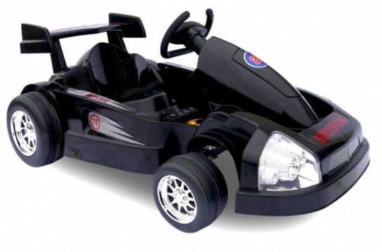 Kids 6V Go Kart Style Ride On Car Black
