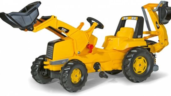 Rolly Junior CAT Tractor with Frontloader and Rear Excavator