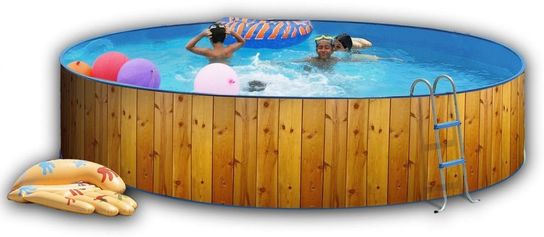 White Coral Wood Effect Pool - 3.5m x 900mm