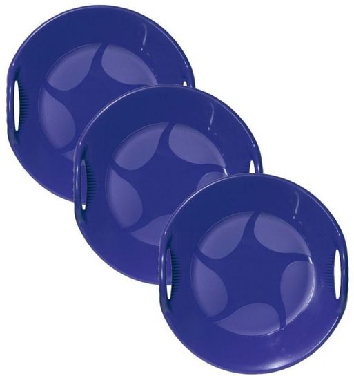Snow UFO Blue Sledge- Pack Of 3
