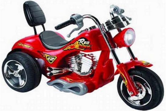 6 Volt Battery Powered Ride On Chopper Trike GB5008A - Red