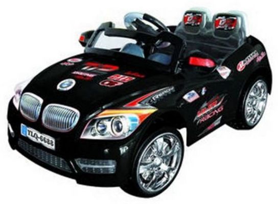 6 Volt Battery Powered Ride On Luxury Car - Black