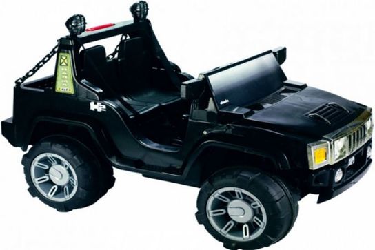 12 Volt Battery Powered Hummer Jeep GBA26 - Black