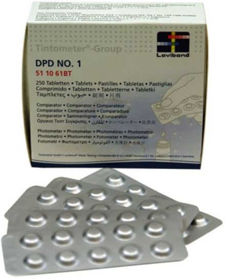 Free Chlorine DPD No.3 Comparator Test Tablets Pk.250 by Lovibond
