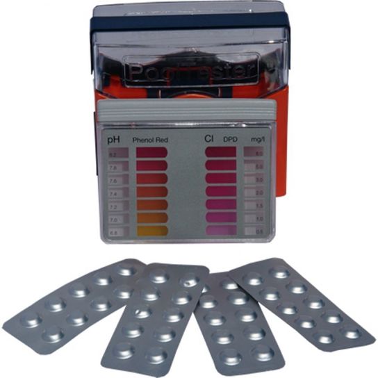 Deluxe Chlorine and pH Pool Tester Kit