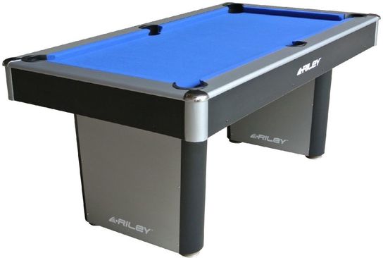 6ft Black Pool Table  by Riley