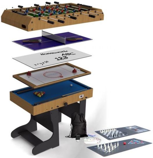 4ft 12-in-1 Folding Multi Games Table by BCE