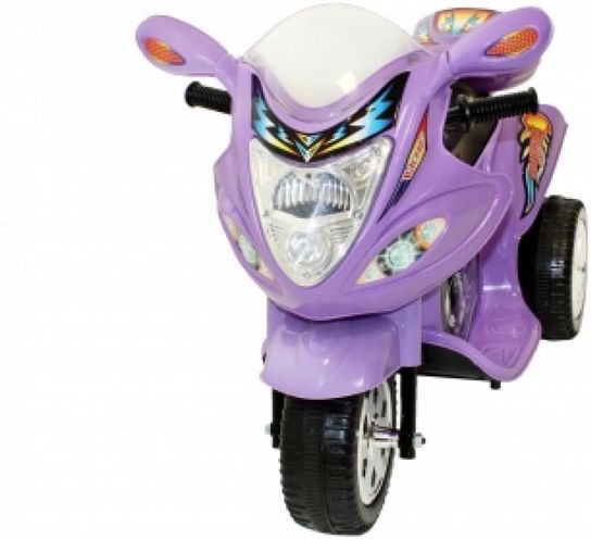 Childrens Trike 6v Ride On Toy - Purple