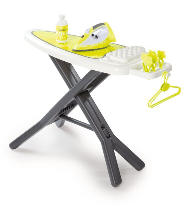 Smoby Tefal Children's Toy Iron and Ironing Board Play Set Dolls