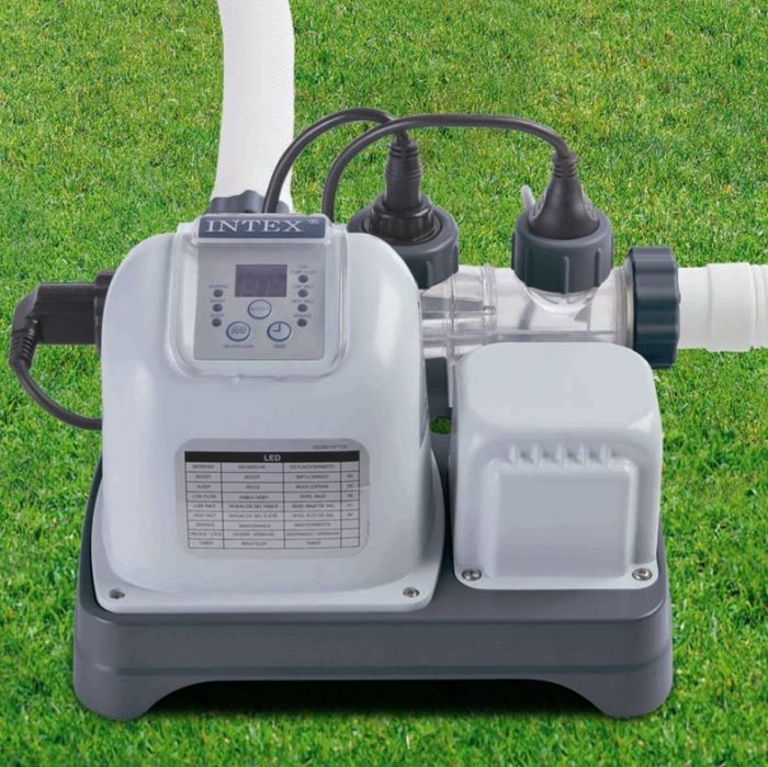 Intex Deluxe Saltwater System For Pools Up To 7,000 Gallons Pool