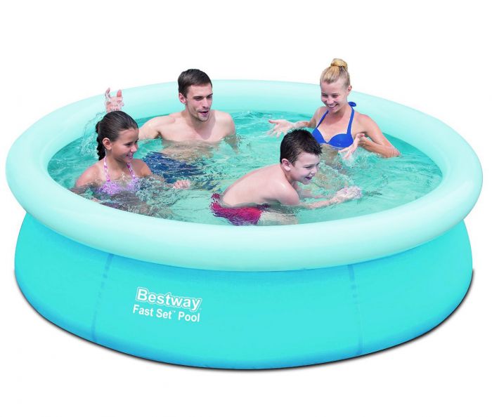 Bestway Fast Set Round Inflatable Pool 78" x 20" No Pump 57252