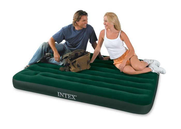 Intex Full Size Easy Inflate Downy Air Bed 75" x 54" Air Beds and Pillows