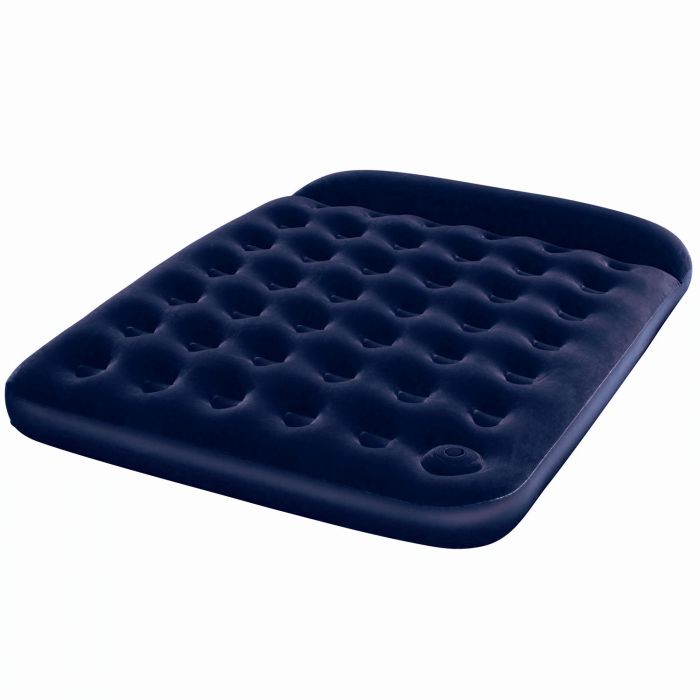 Bestway Queen Easy Inflate Flocked Air Bed With BuiltIn Foot Pump 80" x 60" Air Beds and Pillows