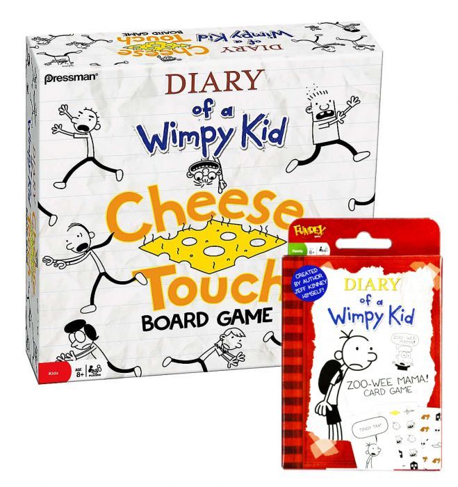 Paul Lamond Diary of a Wimpy Kid Cheese Touch Board Game & Zoo Wee Mama