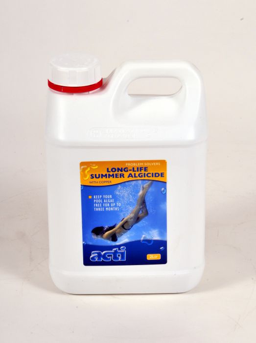Acti Longlife Copper Algaecide 2 Litre Chemicals For Spas, Above & In