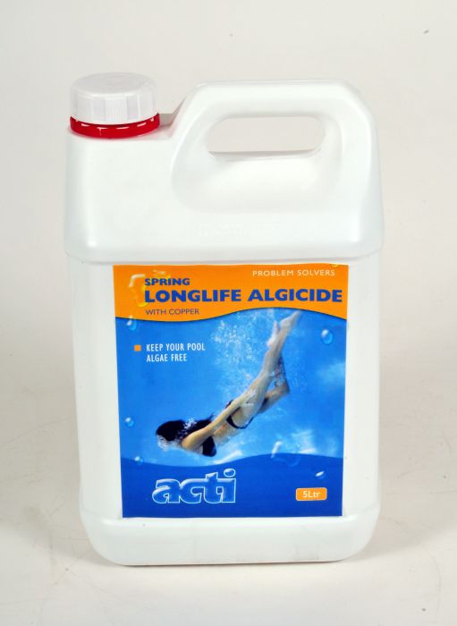 Acti Spring Longlife Copper Algaecide 5 Litre Pool Cleaning & Chemicals