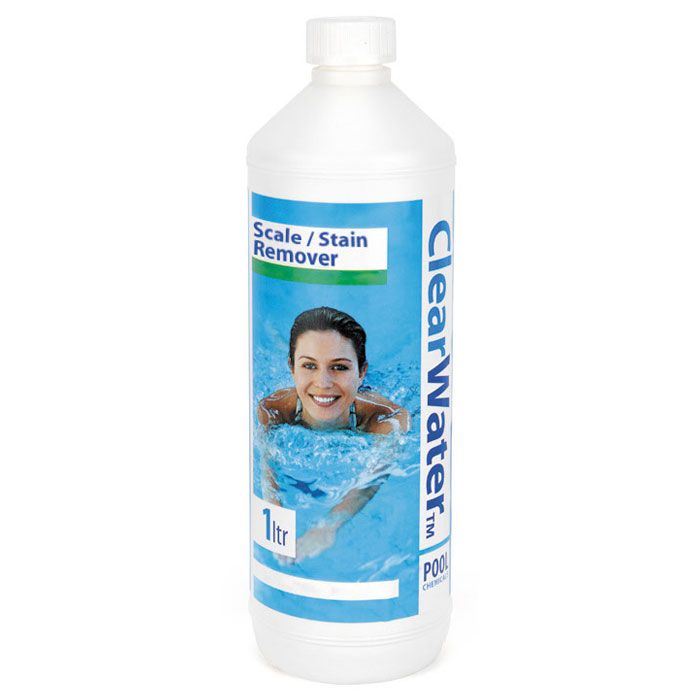 Clearwater Stain & Scale Remover 1 Litre Chemicals For Spas, Above