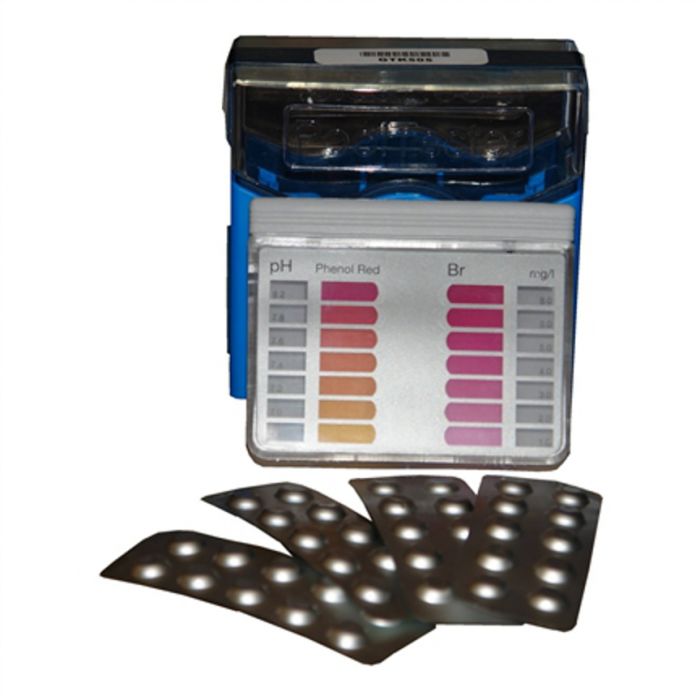 Deluxe Bromine and pH Pool Tester Kit Chemicals For Spas, Above & In