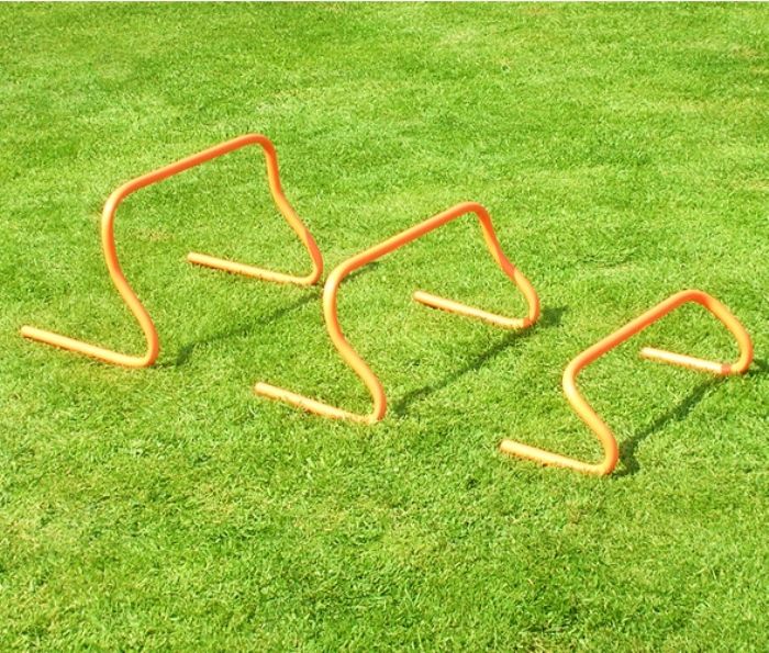 6" Speed and Agility Hurdles Pack of 2 Football Training Equipment