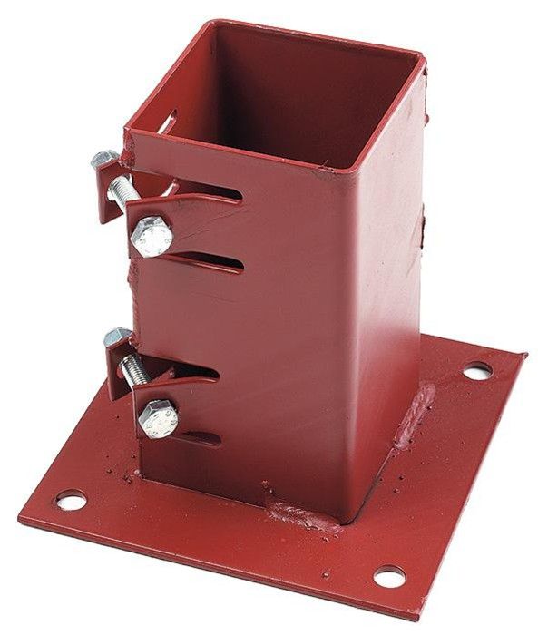 Metpost Bolt Down Post Support System 2 100mm Fencing Anchors and