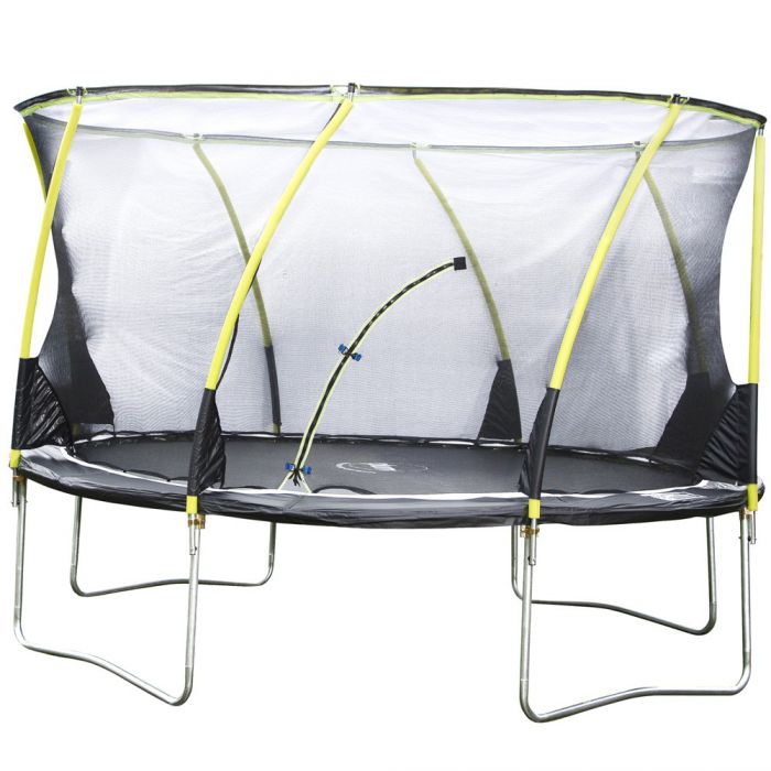 Plum® 14ft Whirlwind Trampoline and 3G® Enclosure Plum Trampolines