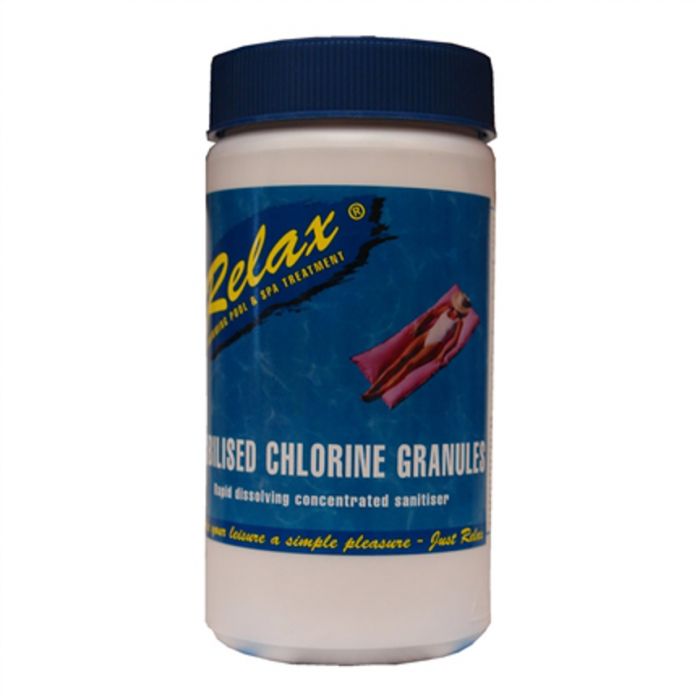 Stabilised Chlorine Granules 1Kg x 6 Chemicals For Spas, Above & In