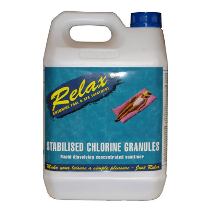 Stabilised Chlorine Granules 5Kg x 4 Chemicals For Spas, Above & In