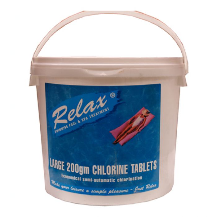 200G Wrapped Chlorine Tablets 5Kg x 4 Pool Cleaning & Chemicals
