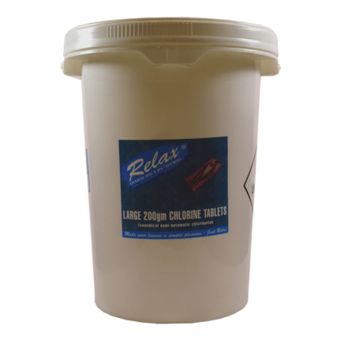 200G Wrapped Chlorine Tablets 20Kg Bucket Pool Cleaning & Chemicals