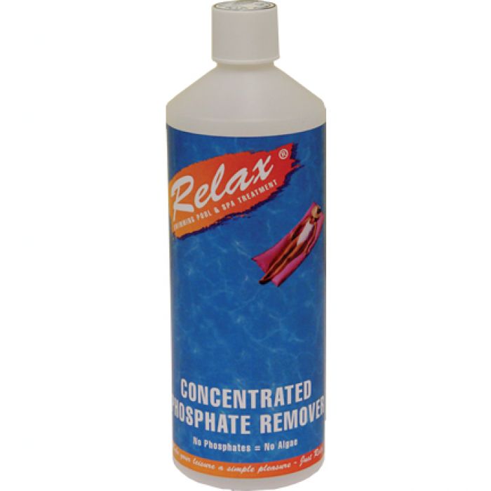 Concentrated Phosphate Remover 1 Litre x 6 Chemicals For Spas, Above