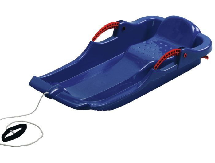 Snow Spider Blue Sledge Toboggan Plastic Sledges