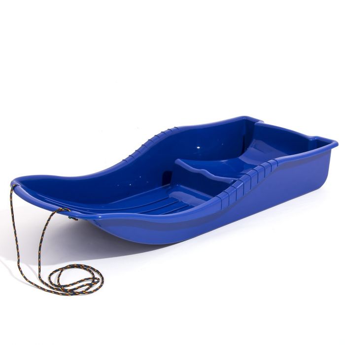 Snow Blue Sledge Toboggan Plastic Sledges