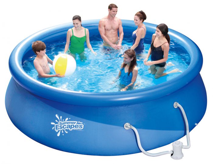 Summer Escapes Quick Set Round Inflatable Pool 15ft x 36"