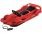 Snow Double Racer Red Sledge Toboggan