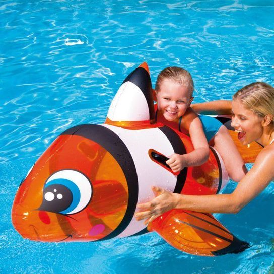 Clown Fish Ride-On Pool Inflatable