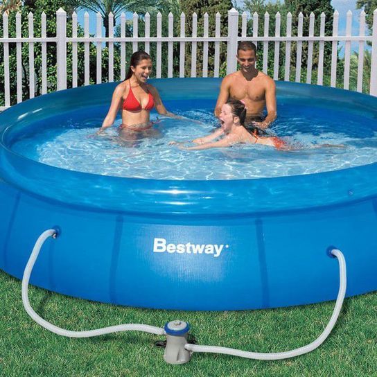 Fast Set Round Inflatable Pool - 57274 - 12ft x 30in by Bestway