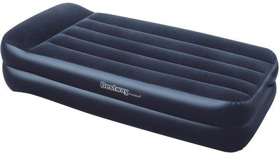 Single Premium Air Bed With Built-In Pump 80" x 40" by Bestway