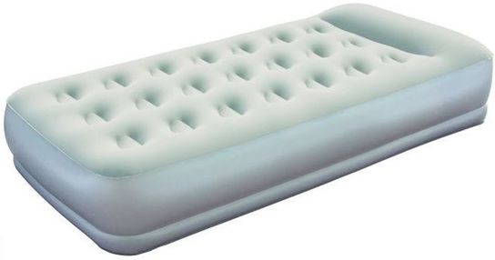 Single Restaira Premium Air Bed With Built-In Pump 75" x 38" by Bestway