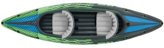 K2 Challenger Kayak 2 Man Inflatable Canoe with Oars - 68306NP by Intex